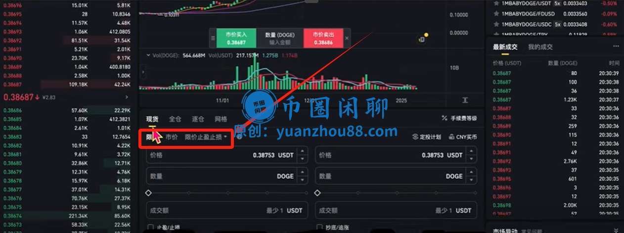 BTC下单方式