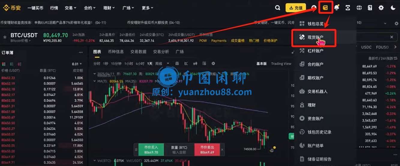 现货账户
